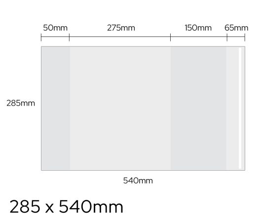 Obal univerzální 90mic, 285 x 540mm LUMA Obal univerzální 90mic, 285 x 540mm LUMA
