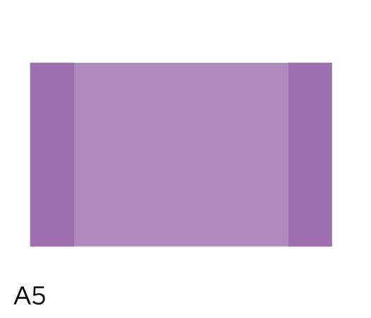 Obal na sešit A5 180mic PASTEL LUMA fialový Obal na sešit A5 180mic PASTEL LUMA fialový