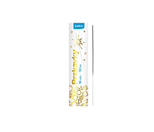 Prskavky 16cm 10ks LUMA