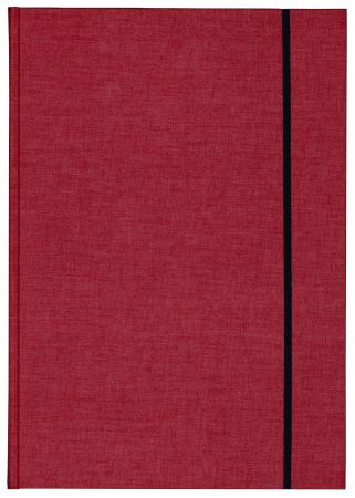 Skicák v deskach A4/80l 150g bordo
