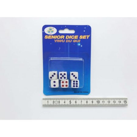 PK kostky hrací 1,5cm PK37-10 6ks PK kostky hrací 1,5cm PK37-10 6ks
