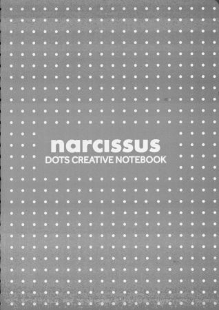 Narcis sešit DOTS A4 60l  80g šedý ,balení 6 ks