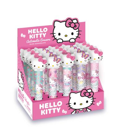 Pryž Hello Kitty vysouvací ,balení 20 ks Pryž Hello Kitty vysouvací ,balení 20 ks