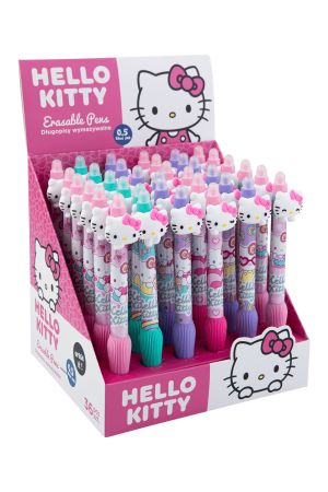 Gumovací pero Hello Kitty s figurkou a gumovym uchopem ,balení 36 ks Gumovací pero Hello Kitty s figurkou a gumovym uchopem ,balení 36 ks
