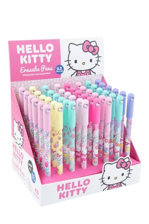 Gumovací pero Hello Kitty s víčkem ,balení 48 ks