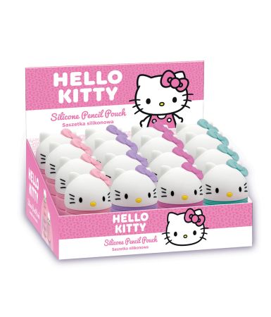 CP Hello Kitty pouzdro silikonové s hlavičkou /16/ CP Hello Kitty pouzdro silikonové s hlavičkou /16/