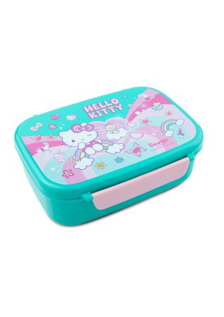Box na svačinu s přihrádkami - Hello Kitty blue-pink Box na svačinu s přihrádkami - Hello Kitty blue-pink