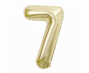 Balónek fóliový BEAUTY&CHARM 85 cm champagne 