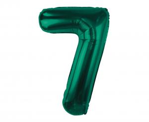 Balónek fóliový BEAUTY&CHARM 85 cm lahvově zelený 