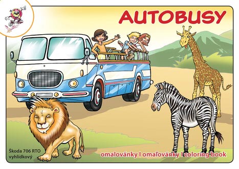 MP omalovánky A5 Autobusy
