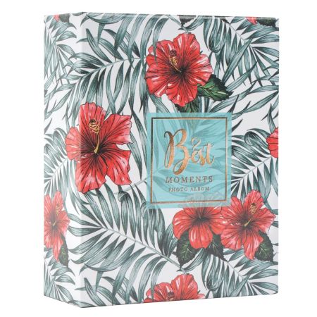Fotoalbum kniha 10 x 15 cm 100 fotek Květy červené