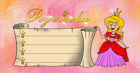 MP pozvánka Princezna  10ks