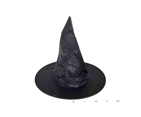 Klobouk čarodějnický černý 35 cm