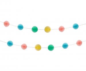 GD Girlanda papírová Kouličky 200cm