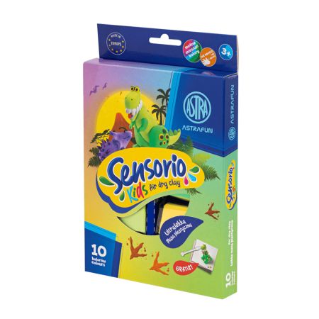 ASTRAFUN modelovací hmota odlehčená Dinosauři 10 barev ASTRAFUN modelovací hmota odlehčená Dinosauři 10 barev