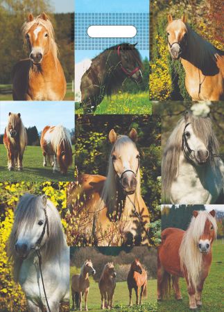 LIKA taška PE 34x50 Koně/50/ ,balení 50 ks