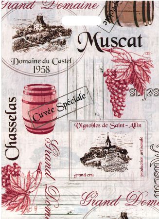 LIKA taška PE 34x50 Vinařství/50/ ,balení 50 ks