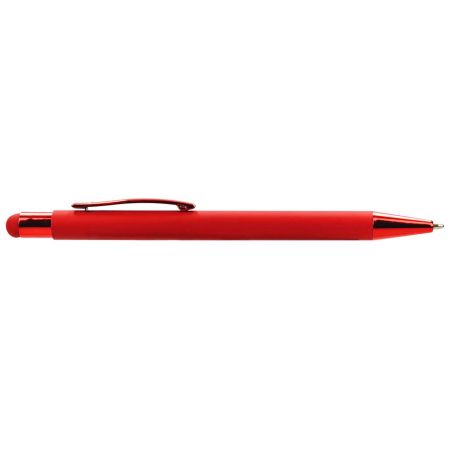 Propiska metal TALIN SATIN SOFT touch červená