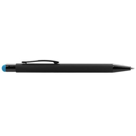 Propiska metal TALIN BLACK SOFT touch černo - sv. modrá