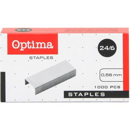 Spony do sešívačky OPTIMA 24/6 zinkové ,balení 10 ks Spony do sešívačky OPTIMA 24/6 zinkové ,balení 10 ks