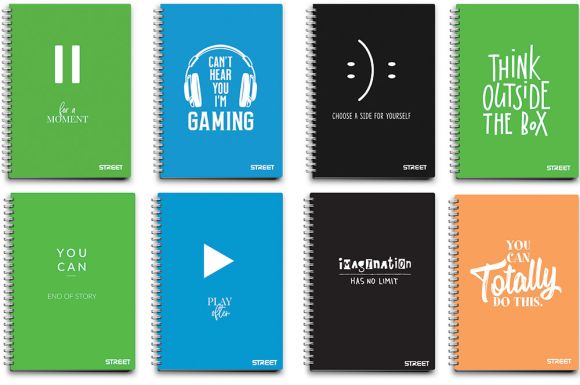 Bloček se spirálou A6 Neon ,balení 8 ks Bloček se spirálou A6 Neon ,balení 8 ks