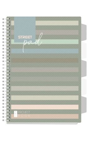 Spirálový blok A4 Street Pad Lines ,balení 3 ks