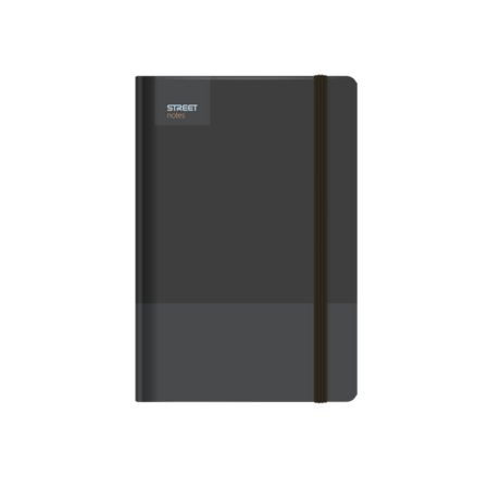 Blok PASTEL A5 linka - Black s gumou