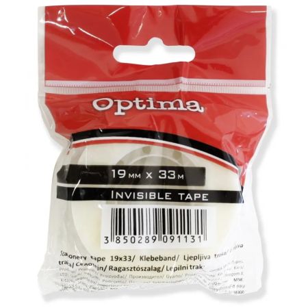 Lepící páska OPTIMA invisible 19 mm/33 m