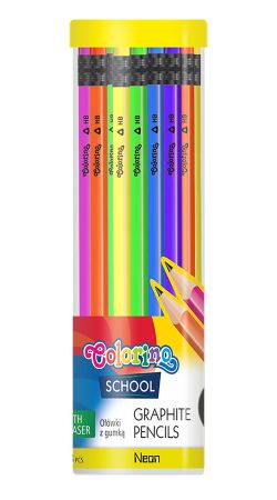 Colorino tužka s gumou Neon /48/ ,balení 48 ks