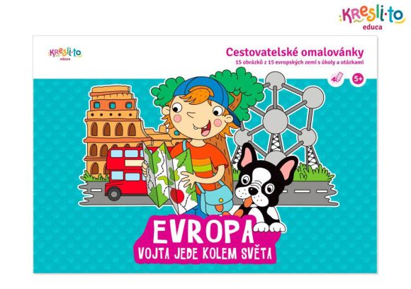 W-Omalovánky Vojta jede kolem světa - Ev