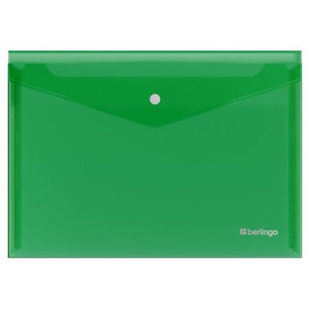 Desky s drukem Berlingo A4 Semi Clear Green ,balení 12 ks