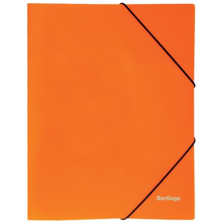 BERLINGO složka A4 Neon s gumou orange