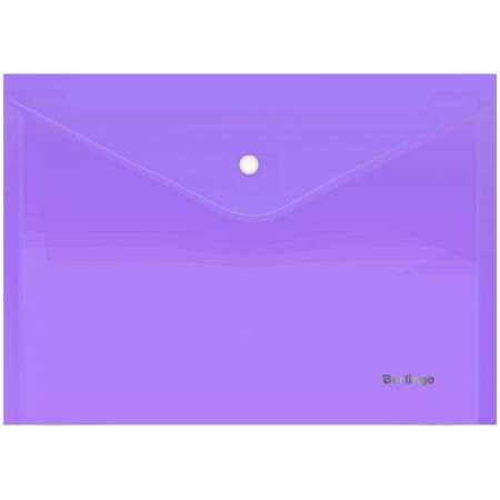 BERLINGO obálka A4 PP druk transp purple ,balení 10 ks