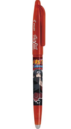 Přepisovatelný roller FriXion s víčkem Naruto - červený
