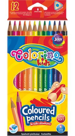 Colorino pastelky 12ks trojhranné Colorino pastelky 12ks trojhranné