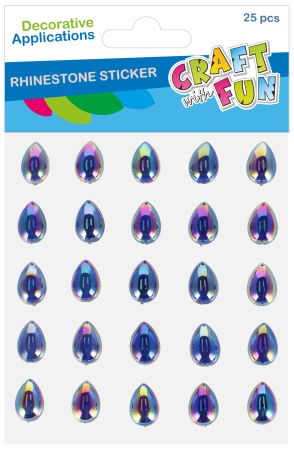 Kamínky samolepící - Slzičky 25 ks