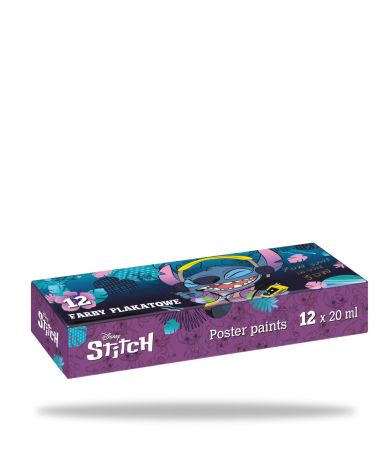 Temperové barvy 12 x 20 ml Stitch Temperové barvy 12 x 20 ml Stitch