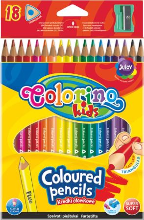 Colorino pastelky 18ks trojhranné