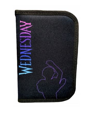 Penál 1 zip Wednesday  - prázdný