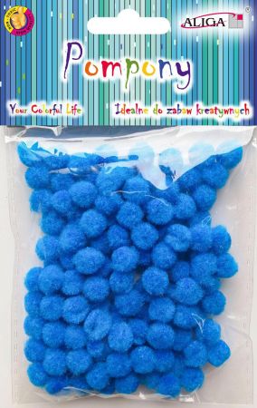 Bambule modré 1 cm 120 ks Bambule modré 1 cm 120 ks