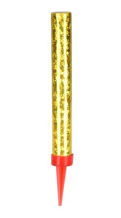 Svíčka fontána 12 cm zlatá 1 ks