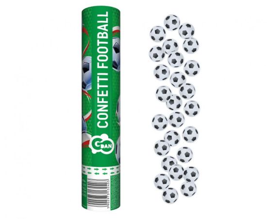 Vystřelovací konfety - fotbalový míč