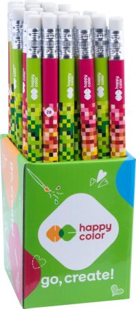Tužka s gumou trojhranná JUMBO PIXI 2B ,balení 24 ks