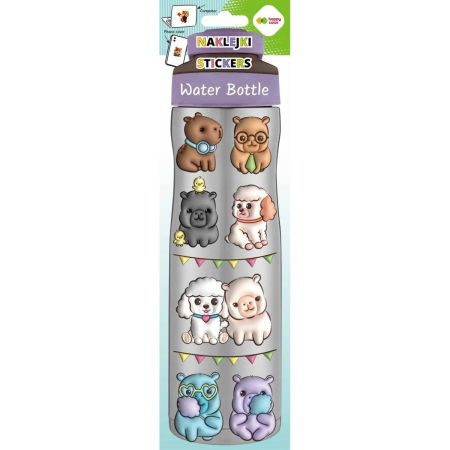 Samolepky WATER BOTTLE 83 x 286 mm - Kapybara Fun