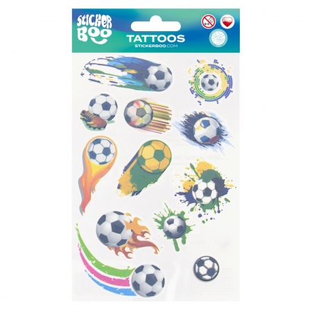 Tetování 10 x 18 cm Football