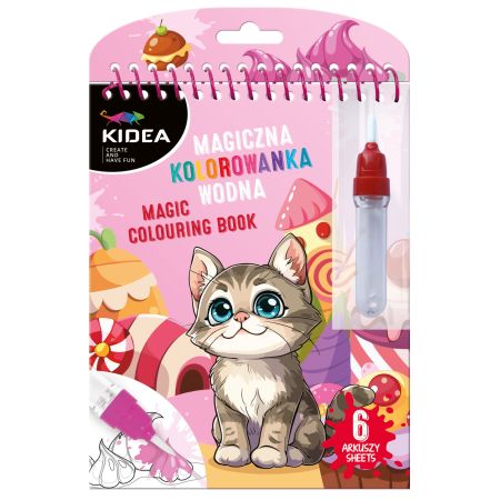 Magické vodní omalovánky s vodním perem - Kočky