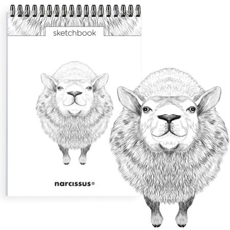 Skicovací notes A5 SP 60l čistý OVCE ,balení 4 ks