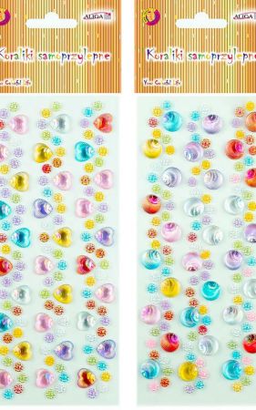 Kamínky samolepící - kytičky Kamínky samolepící - kytičky