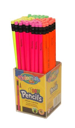 Colorino tužka s gumou Neon /72/ ,balení 72 ks