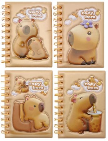 Blok A6 80 listů linka Kapybara